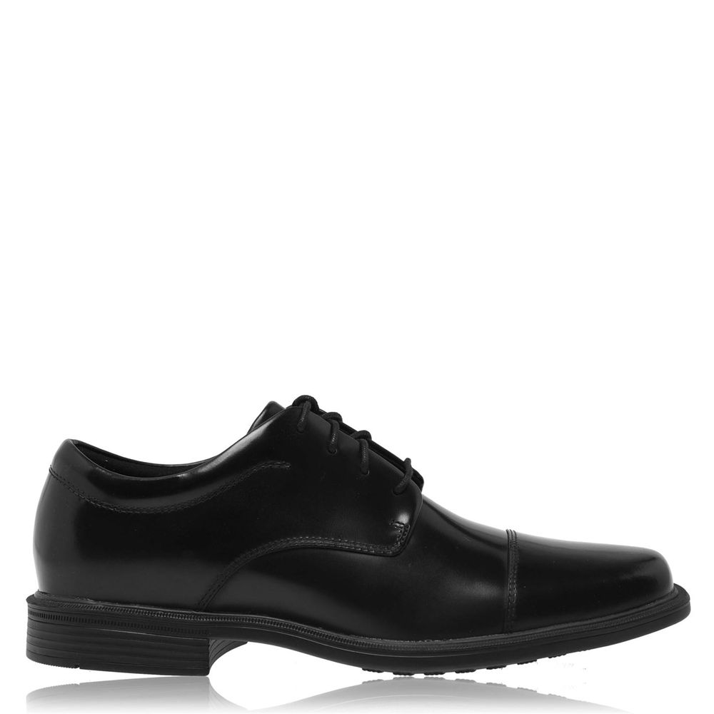 Pantofi Oxford Barbati Rockport Ellingwood Negrii - Romania 4038-VEXWB